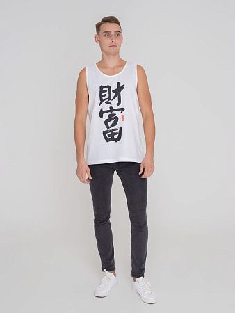 Майка мужская «Вечные ценности. Богатство», белая, размер XXL