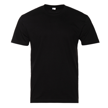 Футболка мужская STAN хлопок 180, 08U, Чёрный,  (20)  (52/XL)