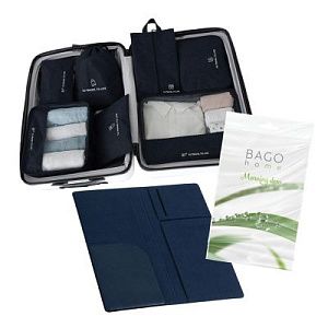 Подарочный набор "Порядок в путешествиях": орзанайзеры для документов и вещей, арома саше