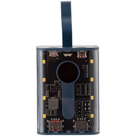 Аккумулятор с быстрой зарядкой Trellis Quick 10000 мАч, синий