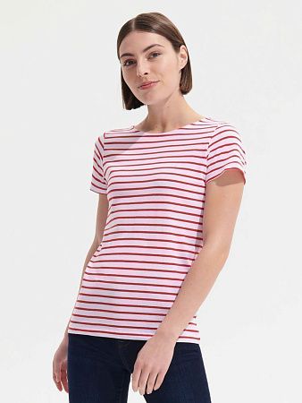 Футболка Miles Women серая с желтым, размер XS