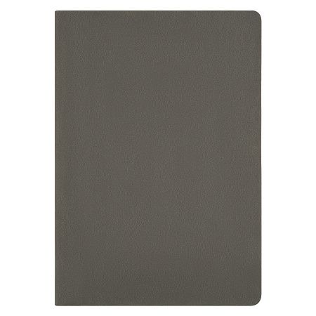 Ежедневник Latte soft touch недатированный, серый