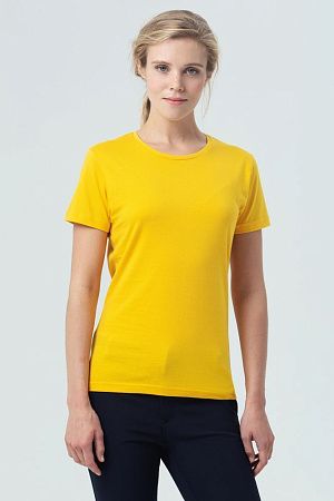 Футболка женская Miss 150, желтая, размер L