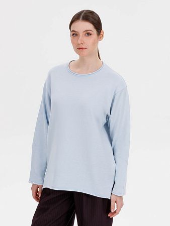 Лонгслив унисекс Siluetti Fuori, светло-голубой, размер L/XL