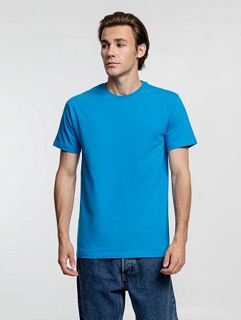 Футболка унисекс T-Bolka 160, бирюзовая, размер XXL