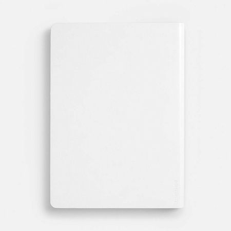 Ежедневник Nebraska Flex, недатированный, белый с золотистым