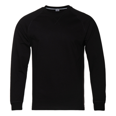 Свитшот унисекс STAN футер с начёсом 220, 60, Чёрный,  (20)  (46/S)