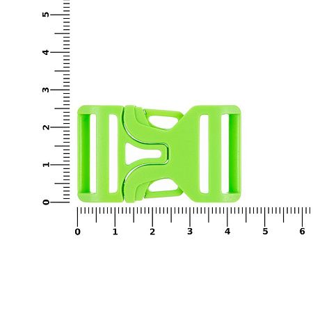 Застежка-пряжка Fibbia, зеленый неон