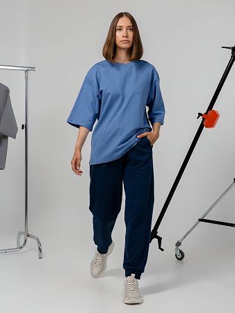 Футболка оверсайз унисекс Kosmos 2.0, светло-серая, размер XS/S