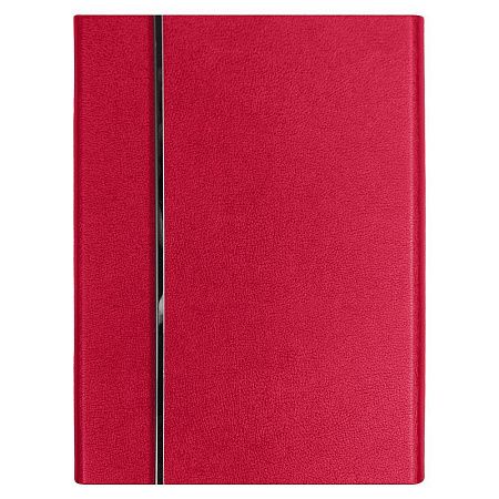 Ежедневник Alfa Bird Petrus A5, красный, недатированный, в твердой обложке с металлическим элементом