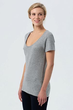 Футболка женская Metropolitan, серый меланж, размер XL