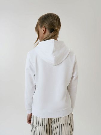 Худи детское Kirenga Kids 2.0, белое, размер 6 лет (106-116 см)