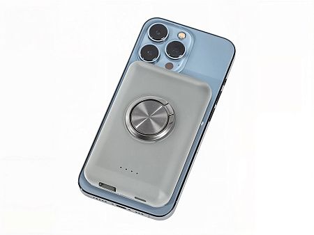 Магнитный беспроводной внешний аккумулятор с быстрой зарядкой QC/PD 20 Вт «MagnetIQ», 5000 mAh