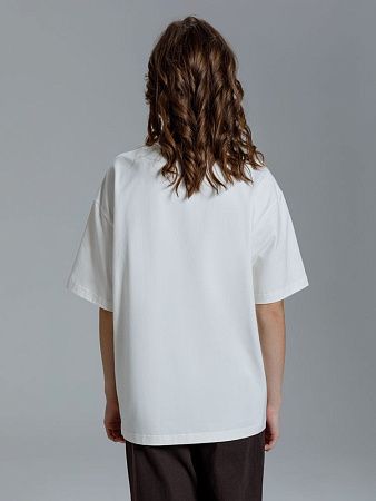 Футболка оверсайз Kangas, белая, размер XL/2XL