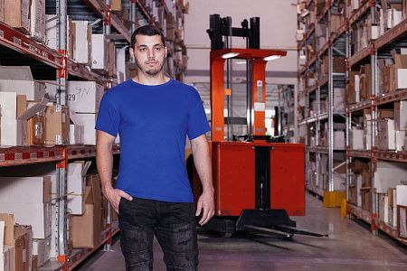 Футболка унисекс T-Bolka 180, желтая, размер XL