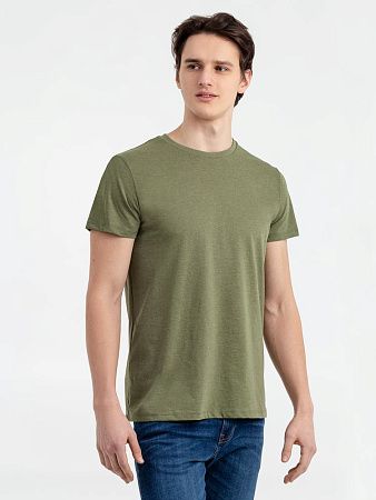 Футболка мужская Regent Fit 150, меланж хаки, размер XXL