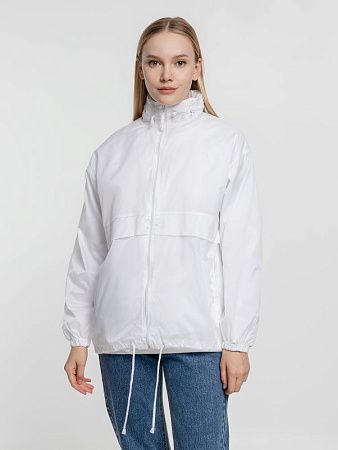 Ветровка из нейлона Surf 210, белая, размер XS