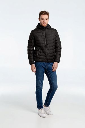 Куртка с подогревом Thermalli Chamonix, черная, размер S