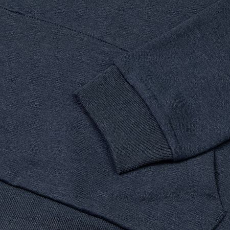 Толстовка с капюшоном унисекс Hoodie, синий меланж, размер 3XL