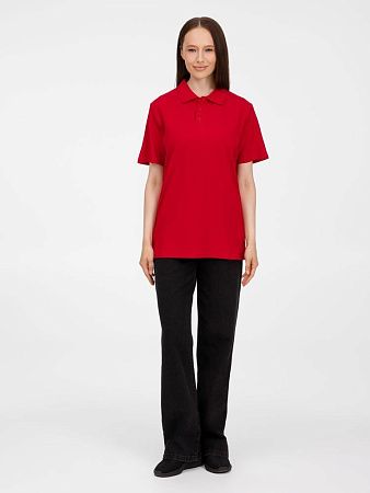 Рубашка поло унисекс Tervise, красная, размер XL
