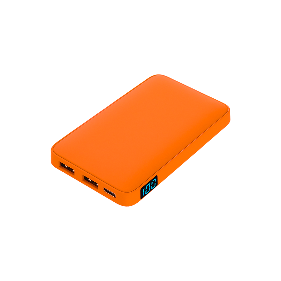 Внешний аккумулятор с подсветкой Ancor 5000 mAh, оранжевый