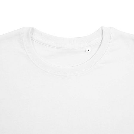 Футболка унисекс T-Bolka 160, белая (белоснежная), размер XS