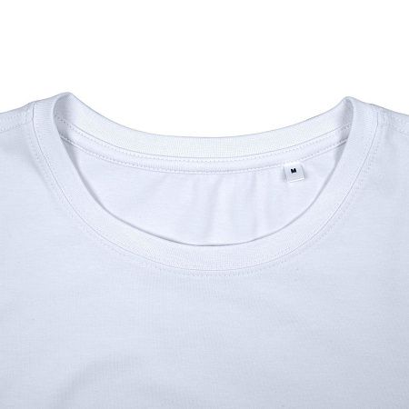 Футболка женская T-bolka Stretch Lady, белая (холодный оттенок), размер S