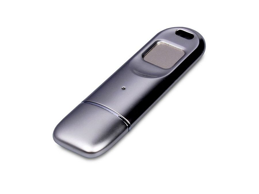 USB 3.0-флешка на 256 Гб со сканером отпечатков пальцев в подарочной упаковке
