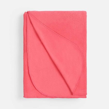 Флисовый плед Warm&Peace XL, розовый (коралловый)