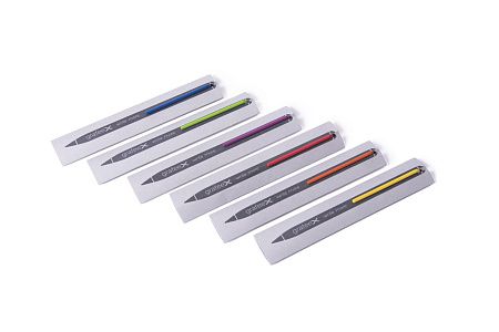 Карандаш GrafeeX с оранжевым клипом в чехле