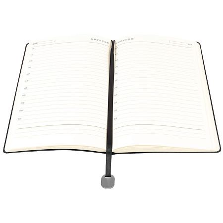 Ежедневник A5 недатированный Farfalla в мягком переплёте, черный