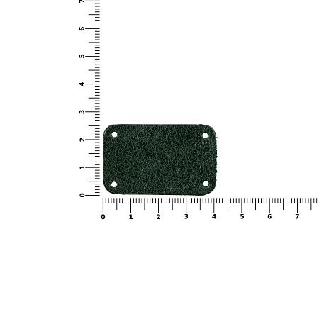 Лейбл кожаный Beta, S, зеленый