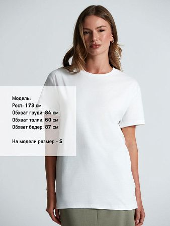 Футболка унисекс T-Bolka 160, белая (белоснежная), размер XS