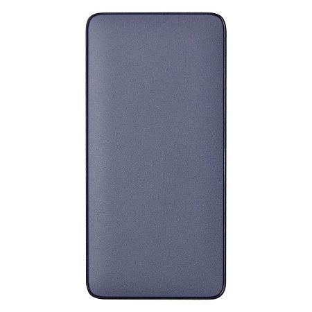 Внешний аккумулятор (powerbank) «WeCharge Velvet», 10 000 mAH, 5V -2A , c цифровым дисплеем для контроля заряда, темно-синий