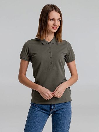 Рубашка поло женская Neptune, темно-серая, размер S