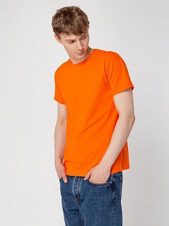Футболка унисекс T-Bolka 160, оранжевая, размер 4XL