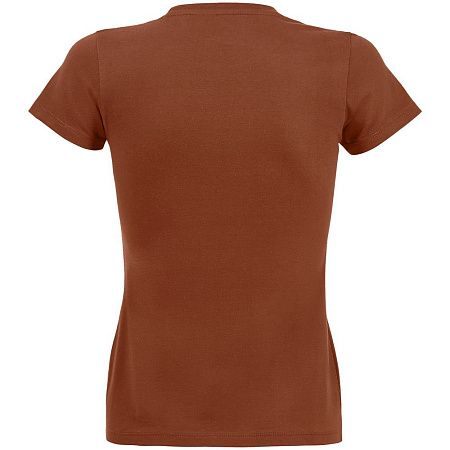 Футболка женская Imperial Women 190, коричневая (терракотовая), размер XXL