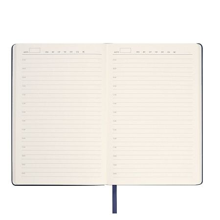 Ежедневник Star недатированный, синий (с упаковкой, со стикерами)