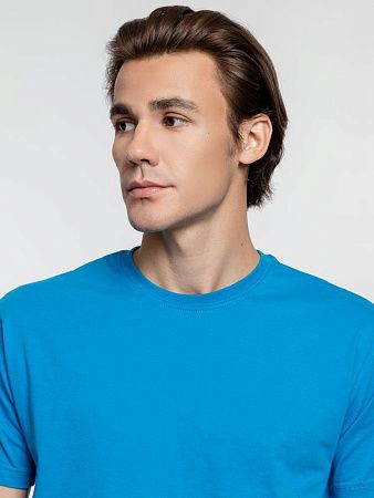 Футболка унисекс T-Bolka 160, бирюзовая, размер XXL