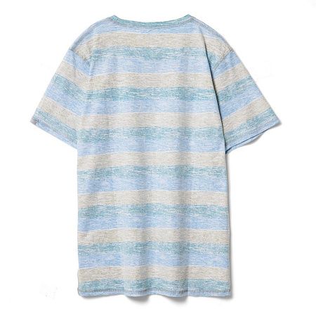 Футболка мужская Rayet двусторонняя, голубая с зеленым, размер S