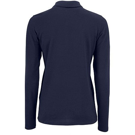 Рубашка поло женская с длинным рукавом Perfect LSL Women, темно-синяя, размер XXL