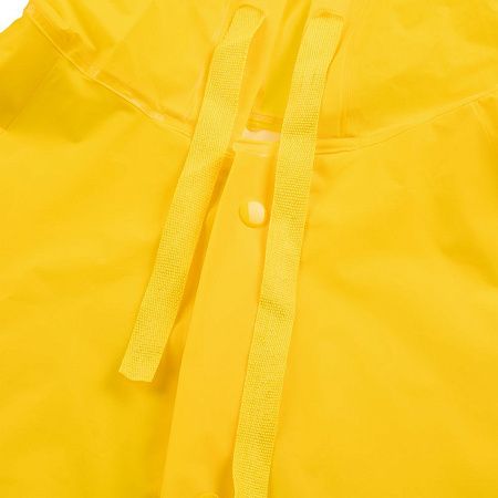 Дождевик детский RainDrop Kids, желтый, размер 8 лет (118-128 см)