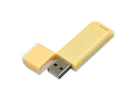 USB 2.0- флешка на 32 Гб с оригинальным двухцветным корпусом