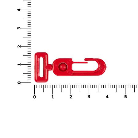 Застежка-карабин Carabine, S, красный