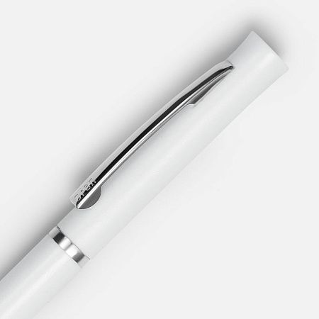 Ручка шариковая Euro Chrome, белая