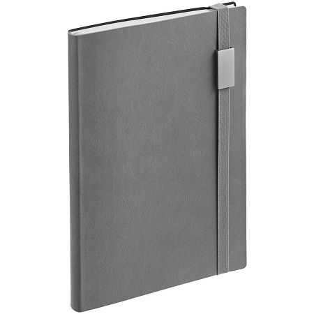 Ежедневник Vivian Metal, недатированный, серый
