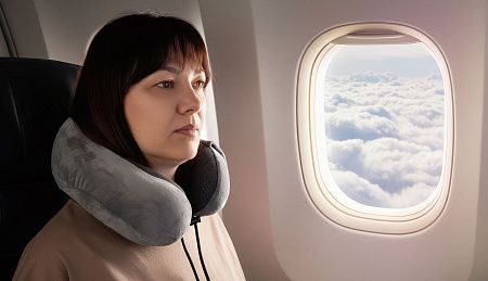 Подушка "Cloud" для путешествий в футляре