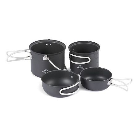 Набор посуды Naturehike NH18T018-G, серый