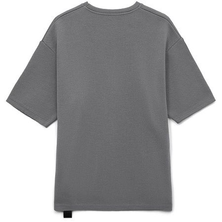 Джемпер с коротким рукавом Siluetti Volumica, серый, размер XS/S