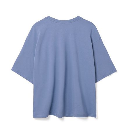 Футболка унисекс оверсайз Street Vibes, синяя (лавандовая), размер XL/2XL